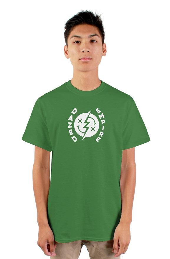 White Dazed Smiley Logo | Gildan Mens T Shirt | Dazed Empire