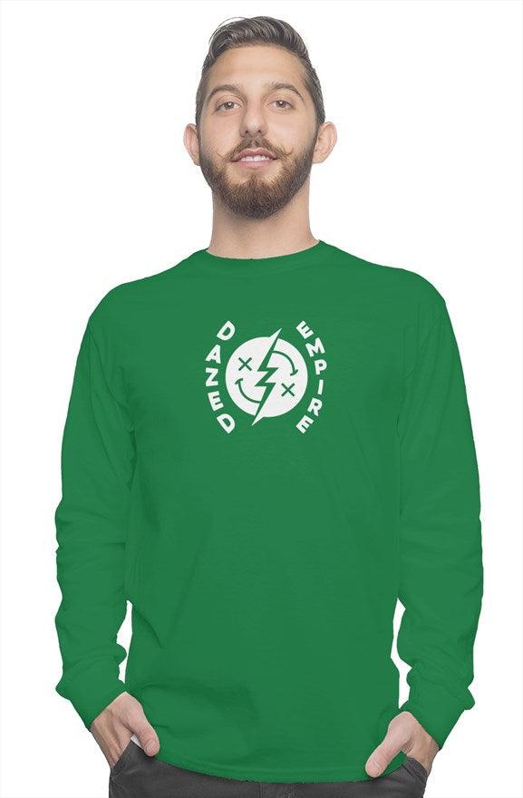 Dazed Smiley Logo | Gildan Mens Long Sleeve T Shirt | Dazed Empire