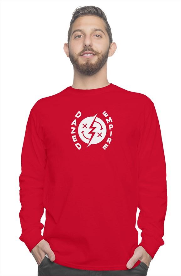 Dazed Smiley Logo | Gildan Long Sleeve T Shirt | Dazed Empire