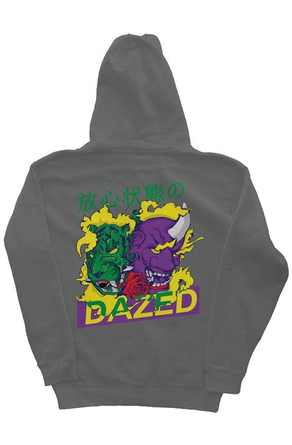 " PWR " Design Mens Graphic Pullover Hoodie  | Dazed Empire