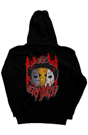 Open image in slideshow, &quot; BE VERY DAZED &quot; Halloween Design Mens Graphic Pullover Hoodie  | Dazed Empire
