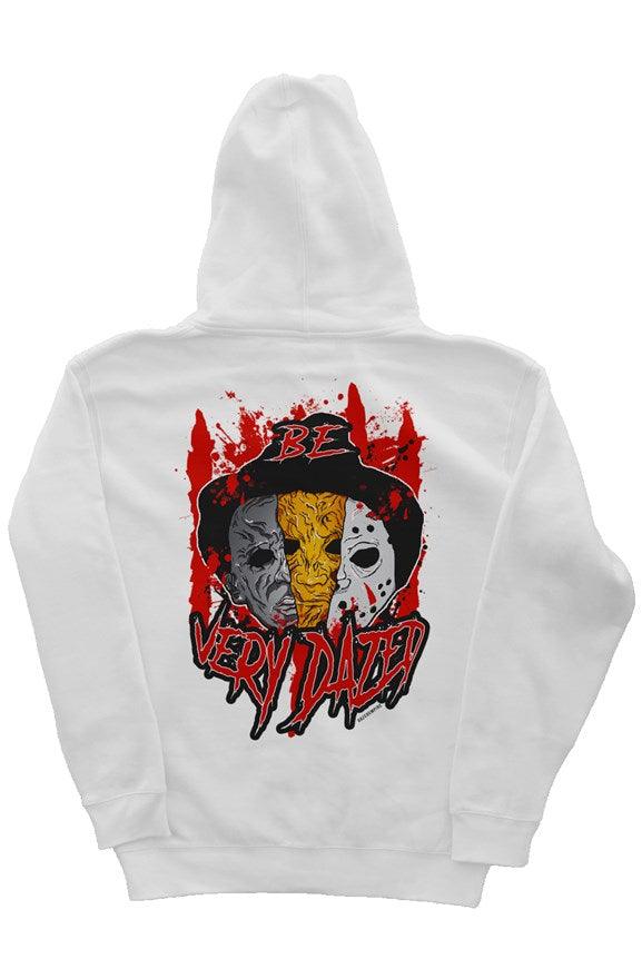 " BE VERY DAZED " Halloween Design Mens Graphic Pullover Hoodie  | Dazed Empire