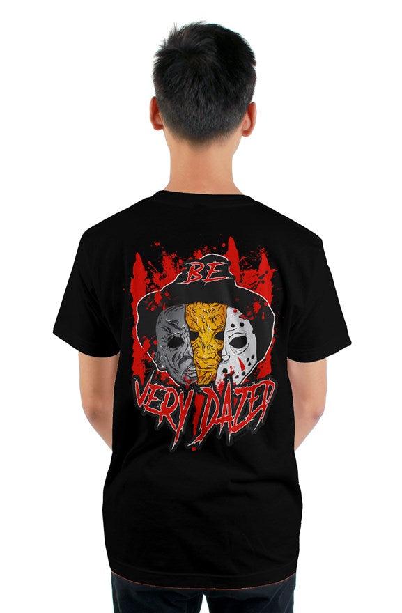 " BE VERY DAZED " Halloween Design Mens Graphic Pullover Hoodie  | Dazed Empire