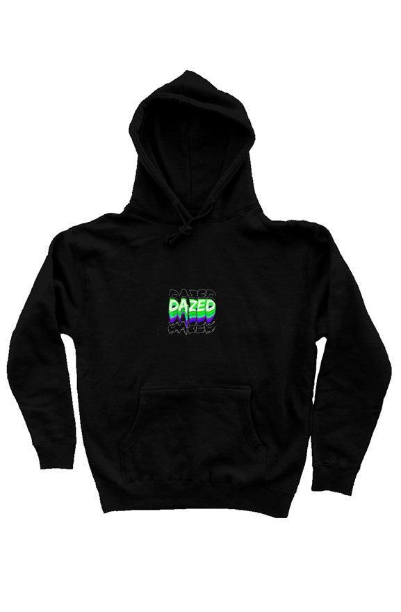 " DAZED Split "Design Mens Graphic Pullover Hoodie  | Dazed Empire