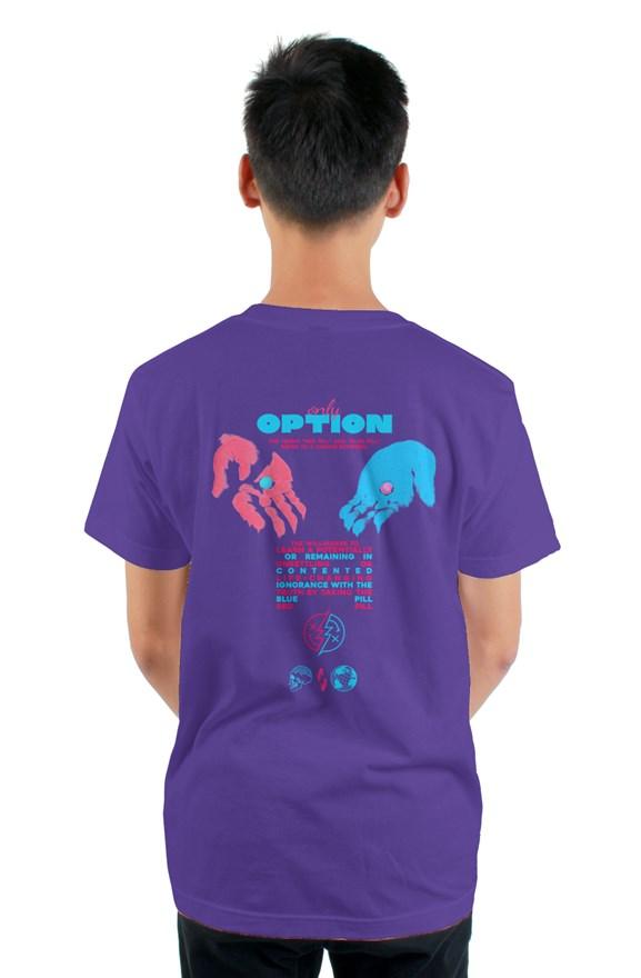 " Only Option " Design Mens Graphic T Shirt  | Dazed Empire