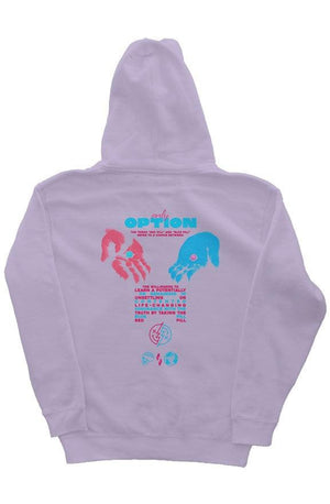 Open image in slideshow, &quot; Only Option &quot; Design Mens Graphic Pullover Hoodie  | Dazed Empire
