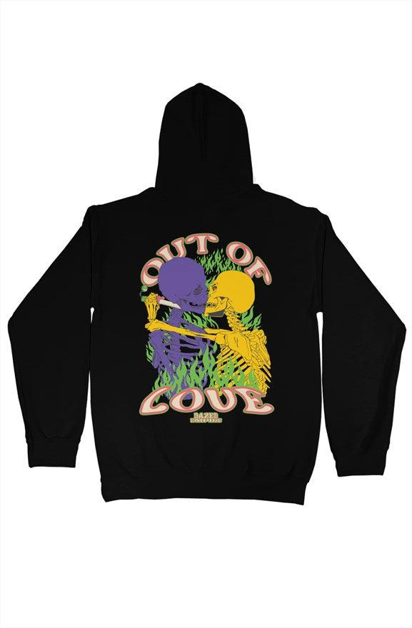 "Out of Love..." 2023 Valentine's Day Inspired Design| Graphic Mens Hoodie | Dazed Empire
