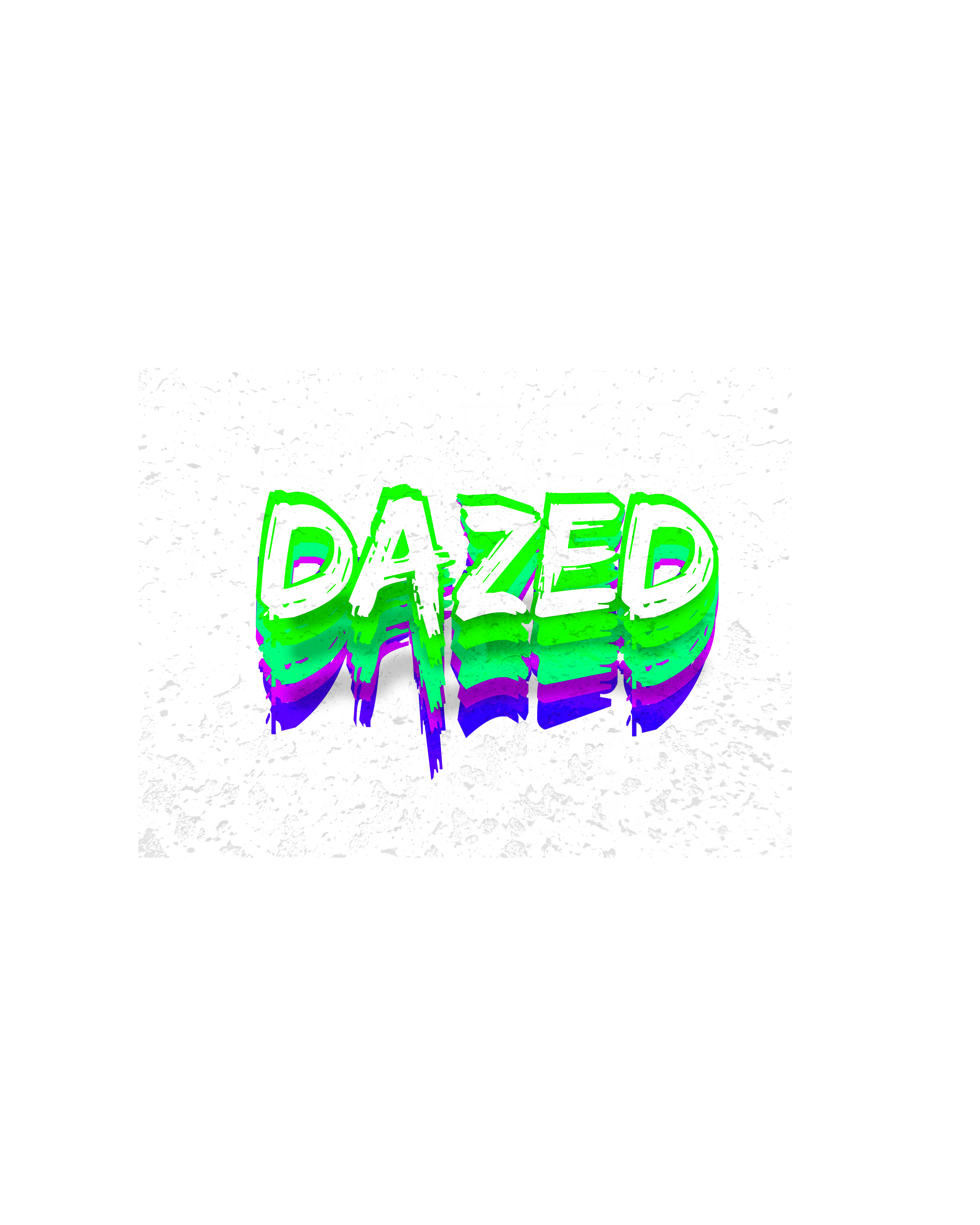 " DAZED Split "Design Mens Graphic T Shirt | Dazed Empire - Dazed Empire